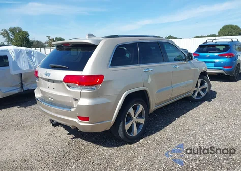 2014 Jeep Grand Cherokee Overland из США, поврежденный, VIN 1C4RJECG6EC465849